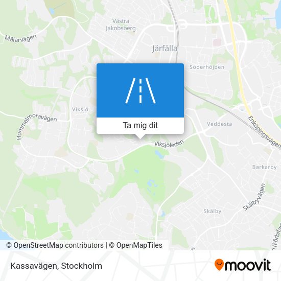 Kassavägen karta