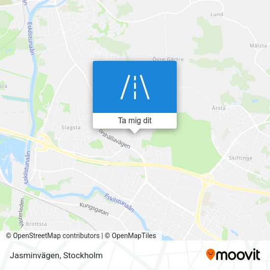 Jasminvägen karta