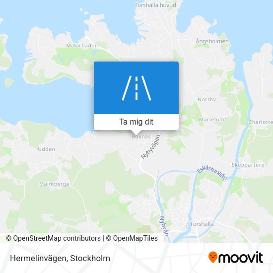 Hermelinvägen karta