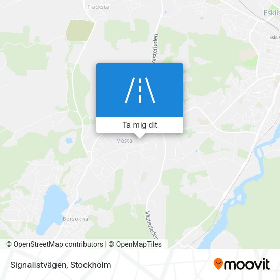 Signalistvägen karta