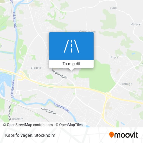 Kaprifolvägen karta