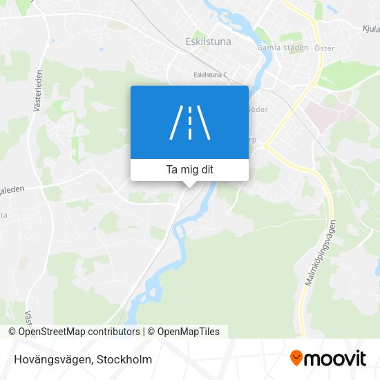Hovängsvägen karta