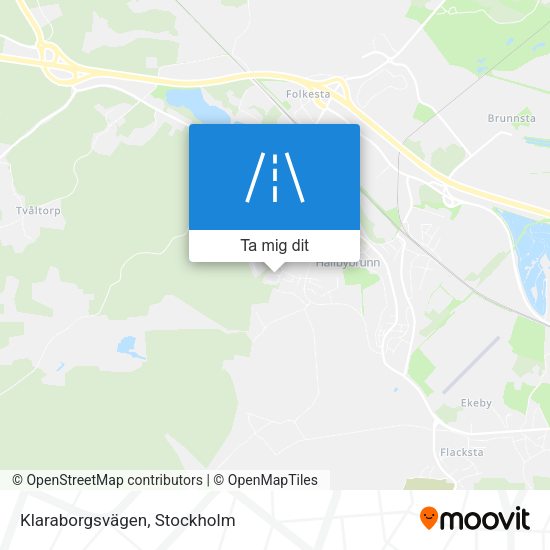 Klaraborgsvägen karta
