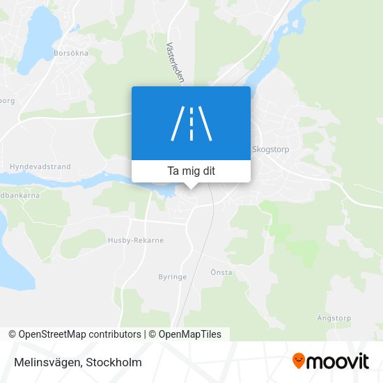 Melinsvägen karta