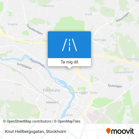 Knut Hellbergsgatan karta