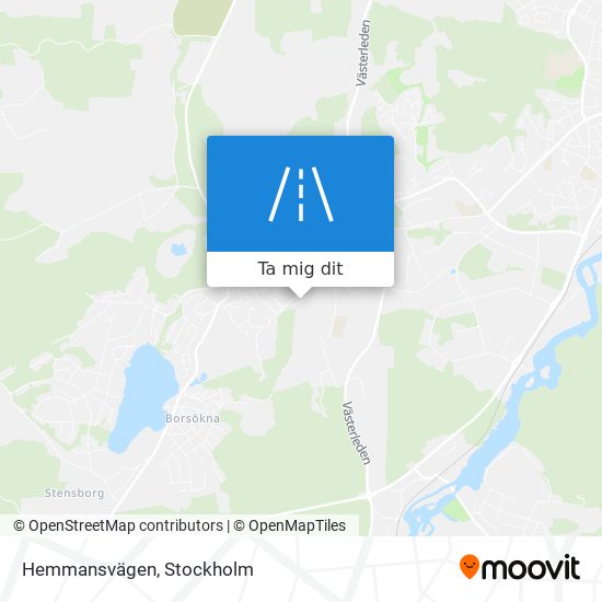 Hemmansvägen karta