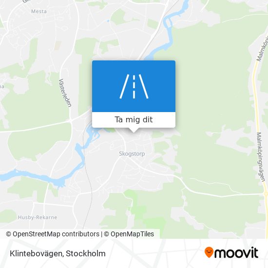 Klintebovägen karta