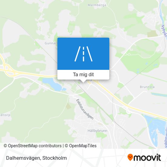 Dalhemsvägen karta