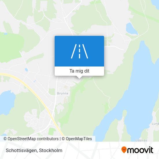 Schottisvägen karta