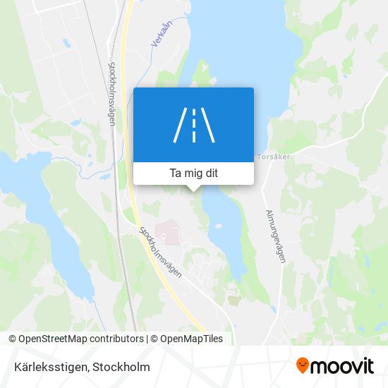 Kärleksstigen karta