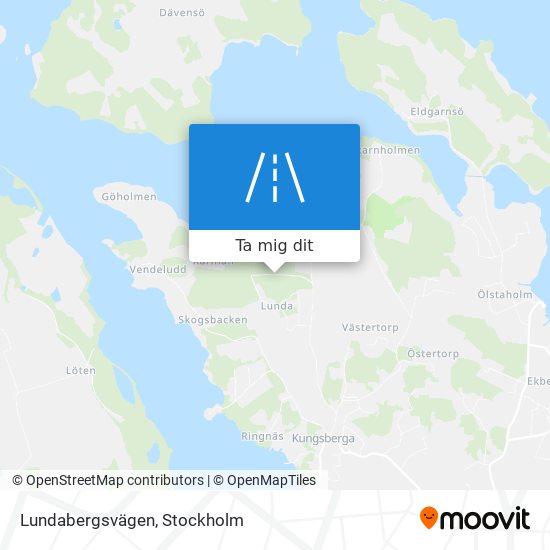 Lundabergsvägen karta