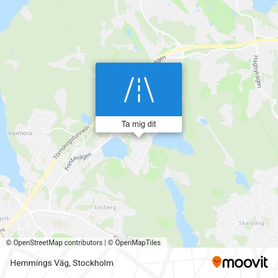 Hemmings Väg karta