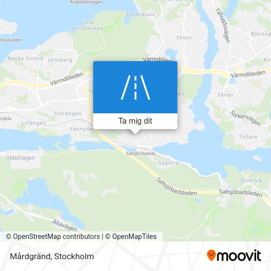 Mårdgränd karta