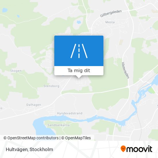 Hultvägen karta