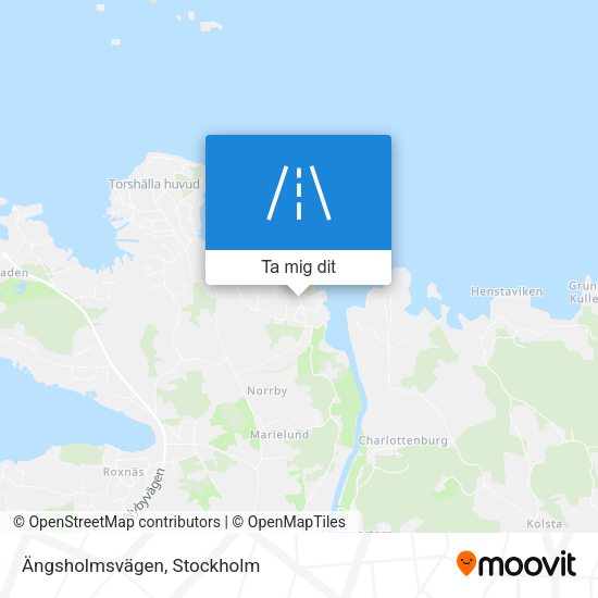 Ängsholmsvägen karta