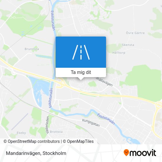 Mandarinvägen karta