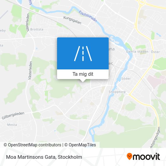Moa Martinsons Gata karta