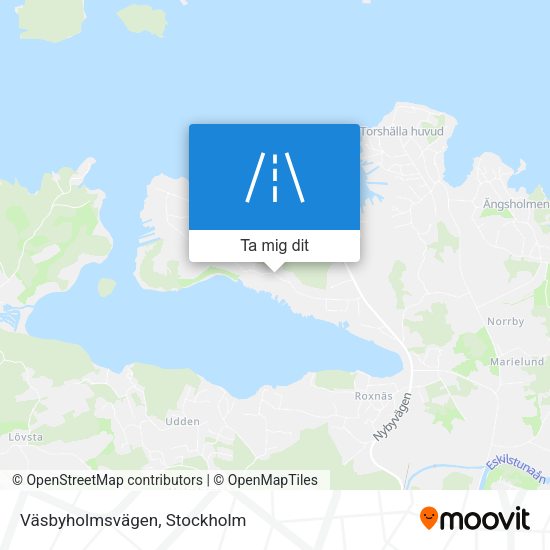 Väsbyholmsvägen karta
