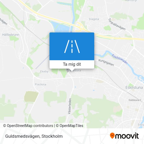 Guldsmedsvägen karta