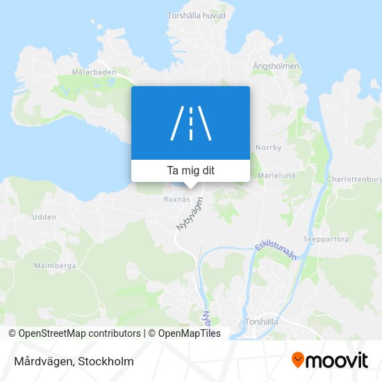 Mårdvägen karta