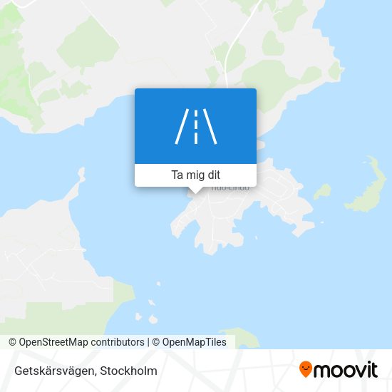 Getskärsvägen karta
