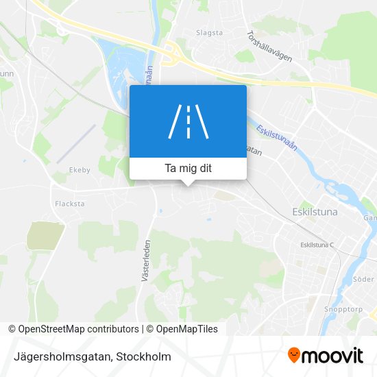 Jägersholmsgatan karta