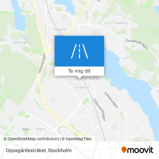 Oppegårdsstråket karta