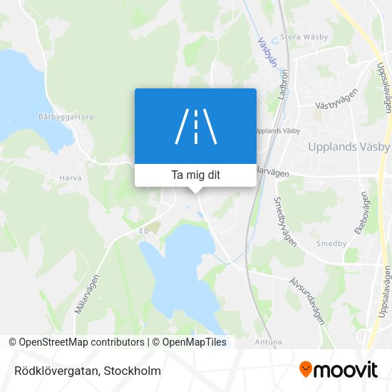 Rödklövergatan karta