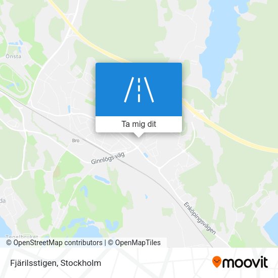 Fjärilsstigen karta