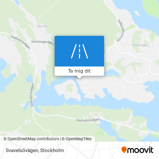 Svavelsövägen karta