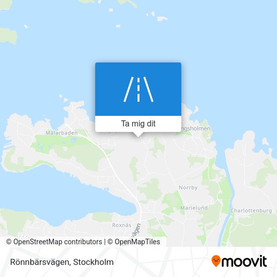 Rönnbärsvägen karta