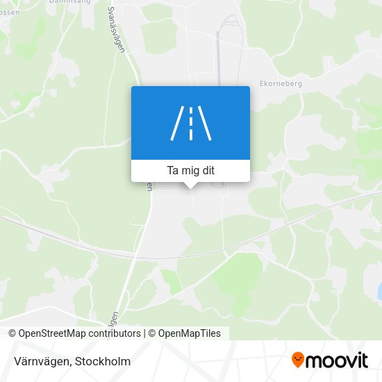 Värnvägen karta