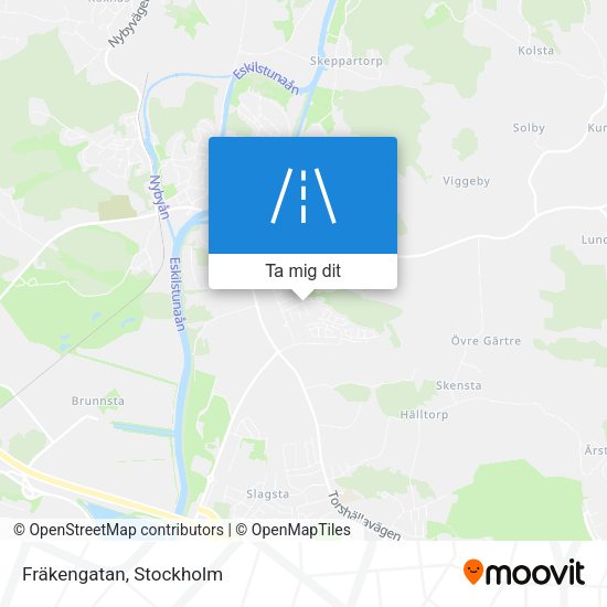 Fräkengatan karta