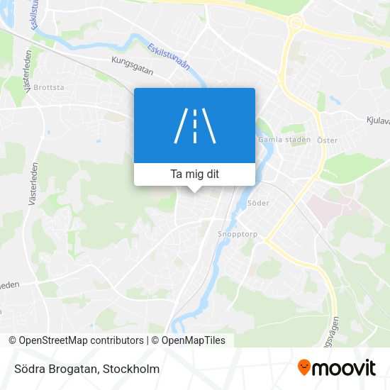 Södra Brogatan karta