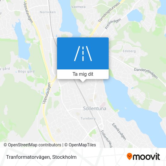 Tranformatorvägen karta