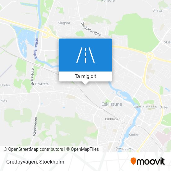 Gredbyvägen karta