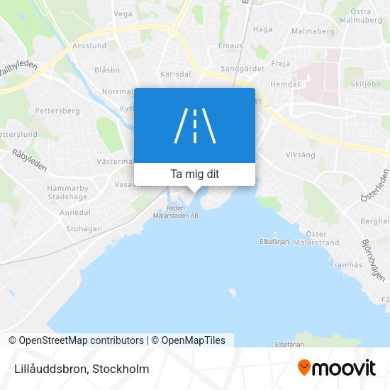 Lillåuddsbron karta