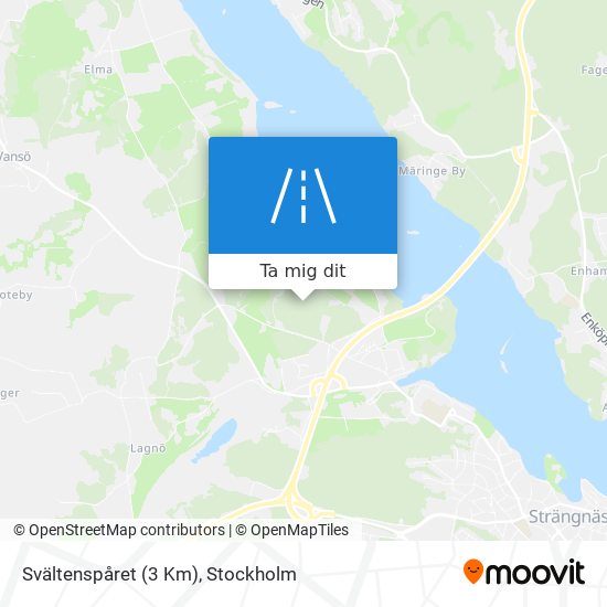 Svältenspåret (3 Km) karta