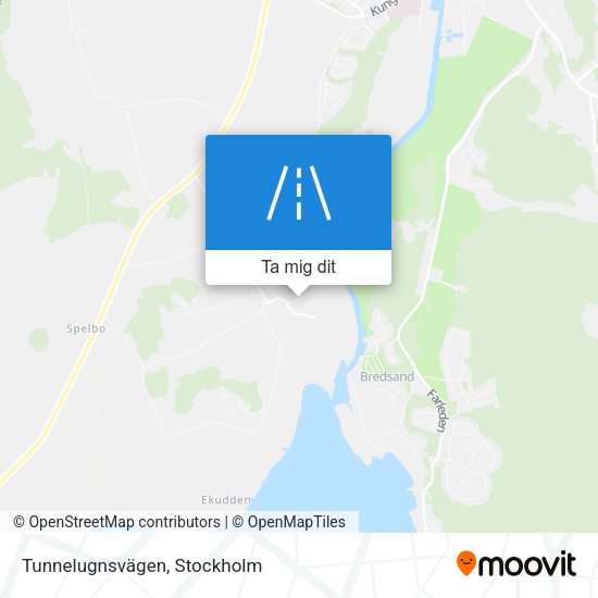 Tunnelugnsvägen karta