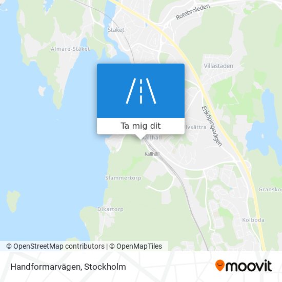 Handformarvägen karta