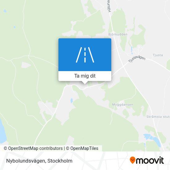 Nybolundsvägen karta