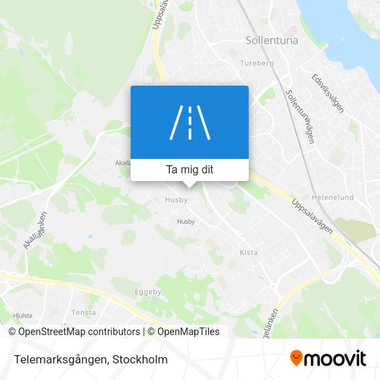 Telemarksgången karta