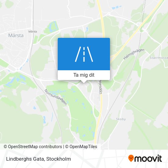 Lindberghs Gata karta