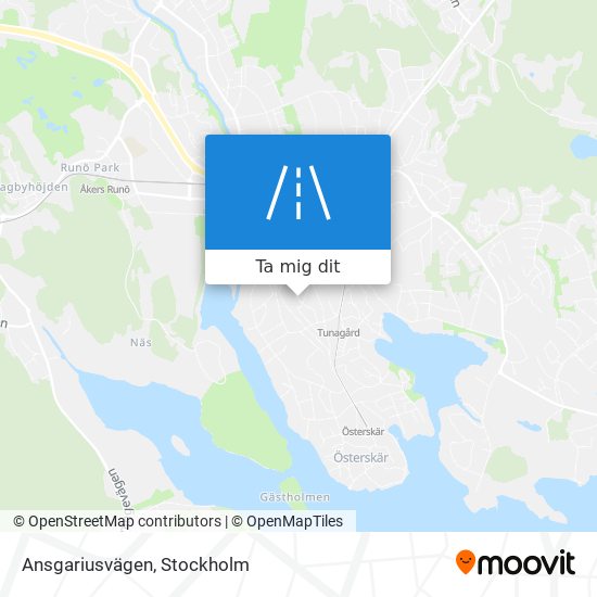 Ansgariusvägen karta