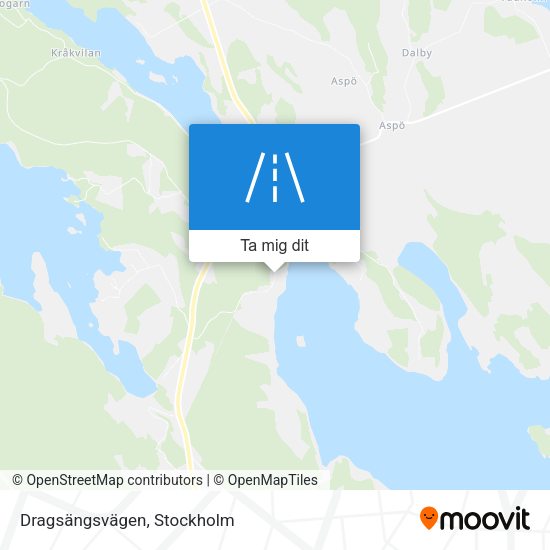 Dragsängsvägen karta