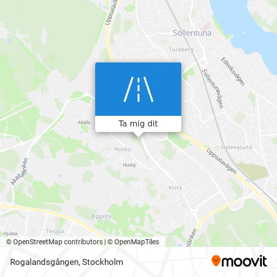 Rogalandsgången karta