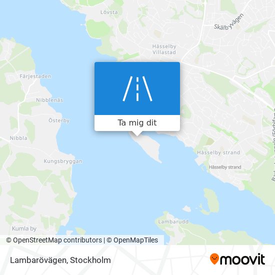 Lambarövägen karta