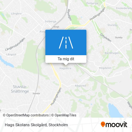 Hags Skolans Skolgård karta