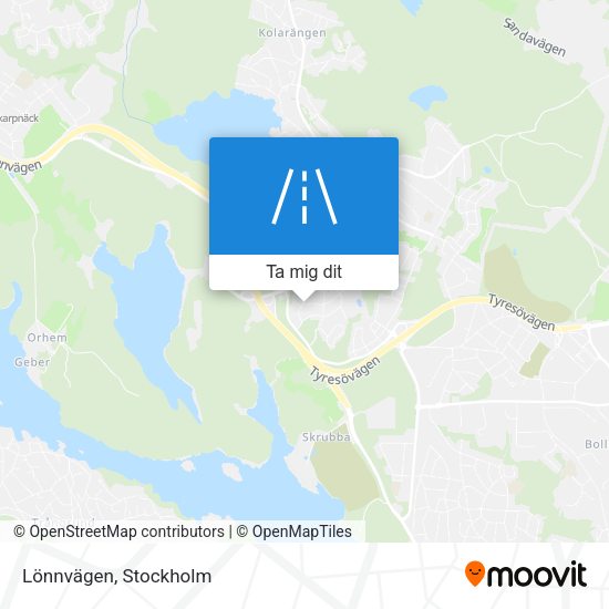 Lönnvägen karta