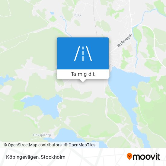 Köpingevägen karta